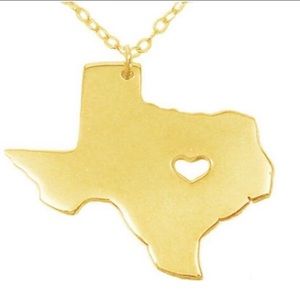 Gold Plated Texas  Necklace. Brand new